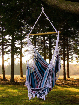 Preview: VIVERE Hängesessel Hammock Chair Denim